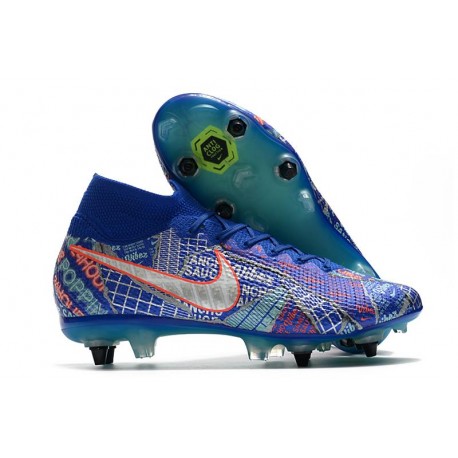 Nike Mercurial Superfly 7 Elite FG SE11 Sancho Racer Blue White Aurora
