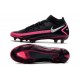 Nike Phantom Generative Texture DF FG Black Pink Blast Metallic Silver