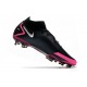 Nike Phantom Generative Texture DF FG Black Pink Blast Metallic Silver