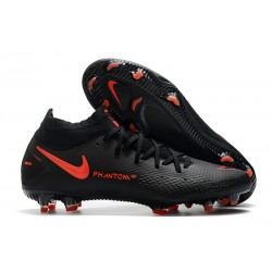 Nike Phantom Generative Texture DF FG Black ChiliRed SmokeGrey