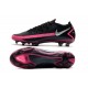 News 2021 Nike Phantom GT Elite FG Black Pink Blast Metallic Silver