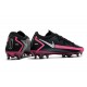 News 2021 Nike Phantom GT Elite FG Black Pink Blast Metallic Silver