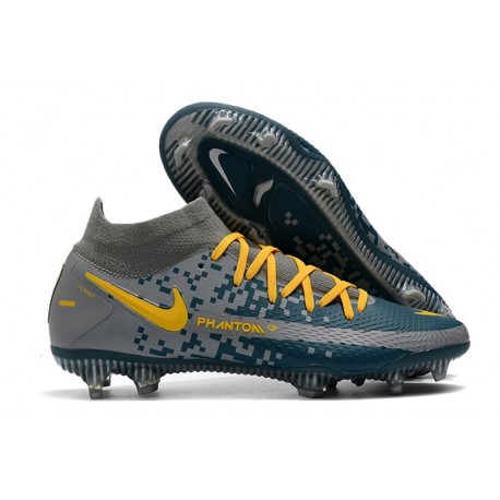 Nike Phantom Generative Texture DF FG Gray Navy Yellow