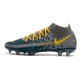 Nike Phantom Generative Texture DF FG Gray Navy Yellow