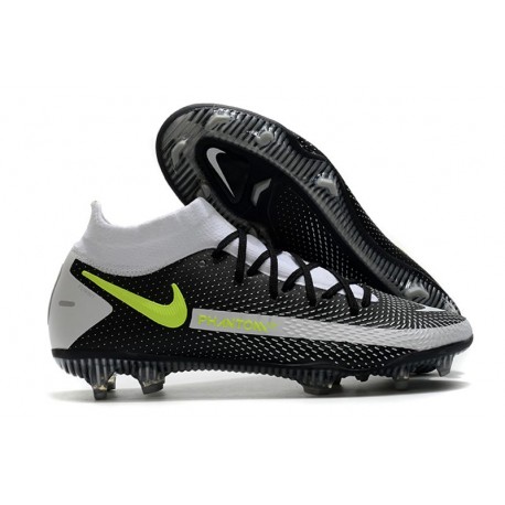Nike Phantom GT Elite Dynamic Fit FG Boots Black Gray Volt