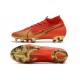 Top Nike Mercurial Superfly 7 Elite DF FG CR100 Ronaldo Red Gold