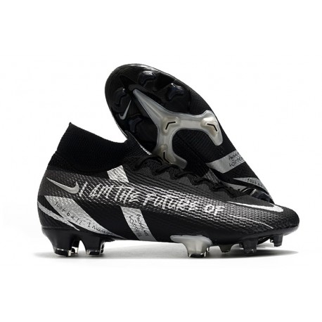 Top Nike Mercurial Superfly 7 Elite DF FG Future Black Silver