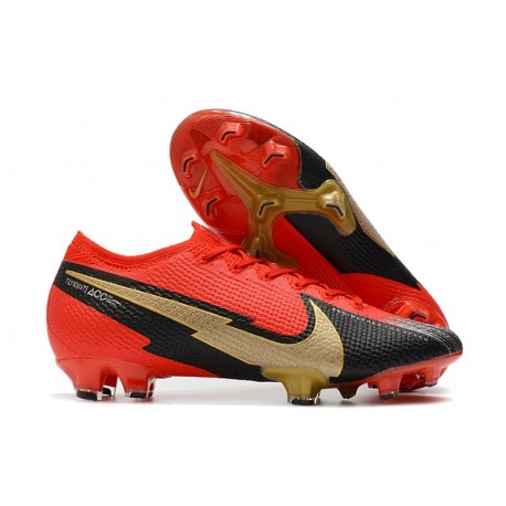 Nike Mercurial Vapor 13 Elite FG ACC Red Black Gold